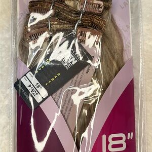 DACAPO 18” Human Hair Clip-In Extensions Blonde P18/22 | NEW Sealed